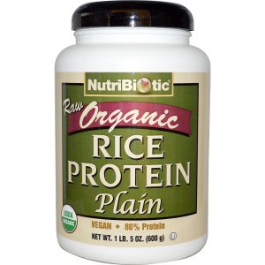 Nutribiotic Raw Organic Rice Protein.