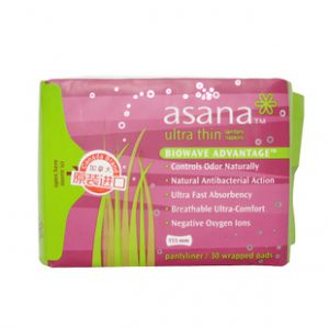 Asana-Ultra-thin-cotton-face-sanitary-pad-155mm-30P-in-a-bag-no-fluorescence-agent
